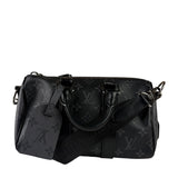 Louis Vuitton Grey Monogram Keepall Bandoulière 25
