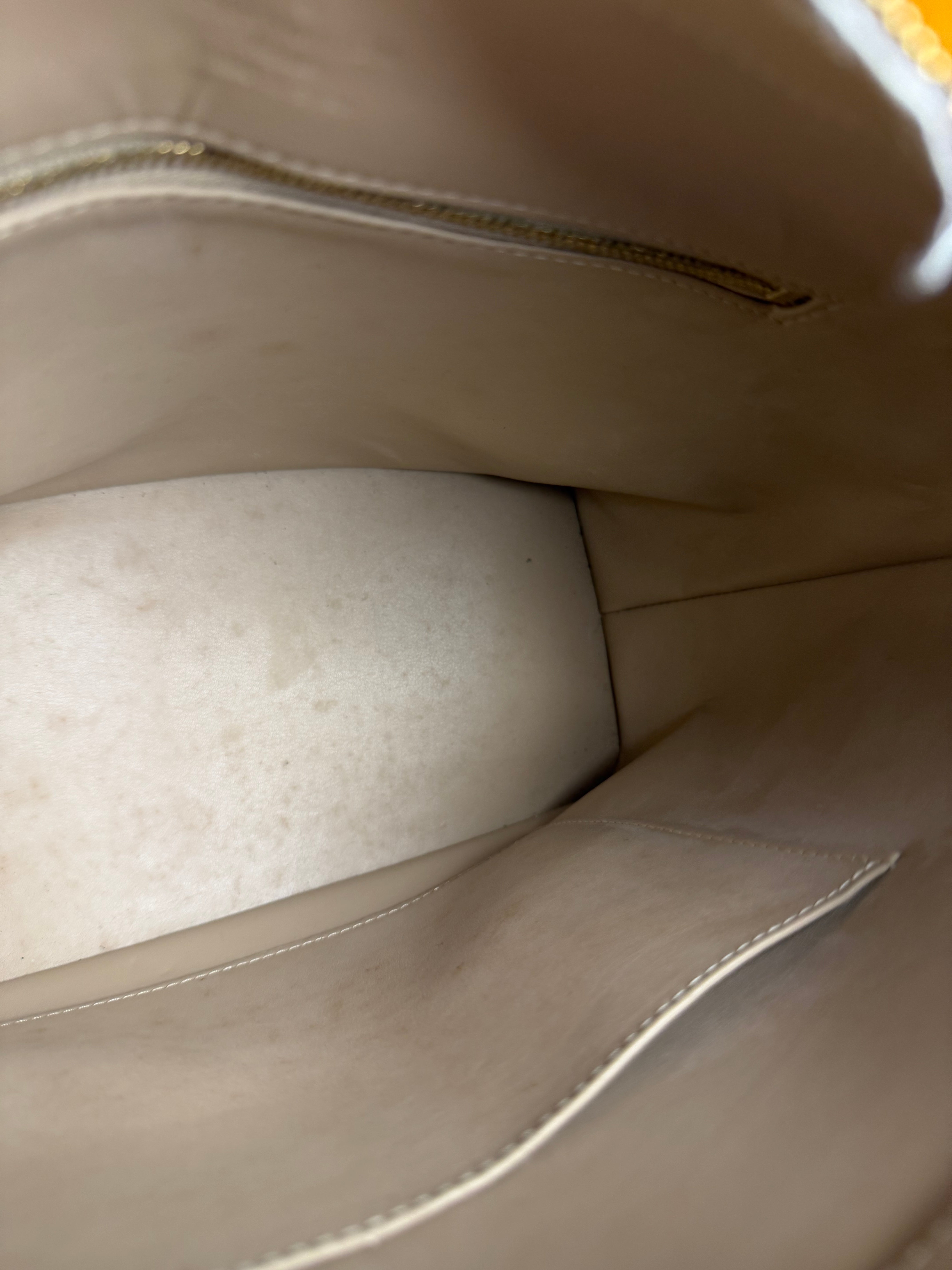 Louis Vuitton Vintage Monogram Vernis Houston Yellow