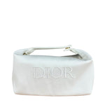Dior Beauty White Canvas Mini Pouch