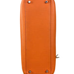 Hermes 2011 Orange Togo Leather Palladium Kelly 35