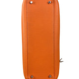 Hermes 2011 Orange Togo Leather Palladium Kelly 35