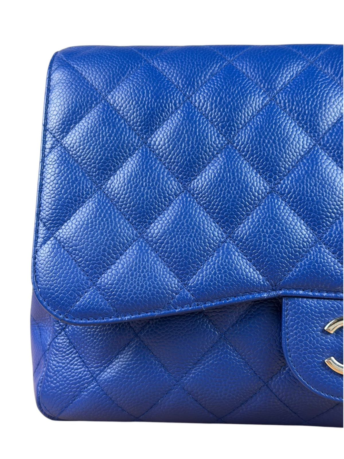 Chanel Royal Blue Caviar M Flap 2009