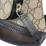 Gucci Beige/Black Leather GG Eden Belt Bag