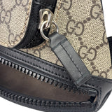 Gucci Beige/Black Leather GG Eden Belt Bag