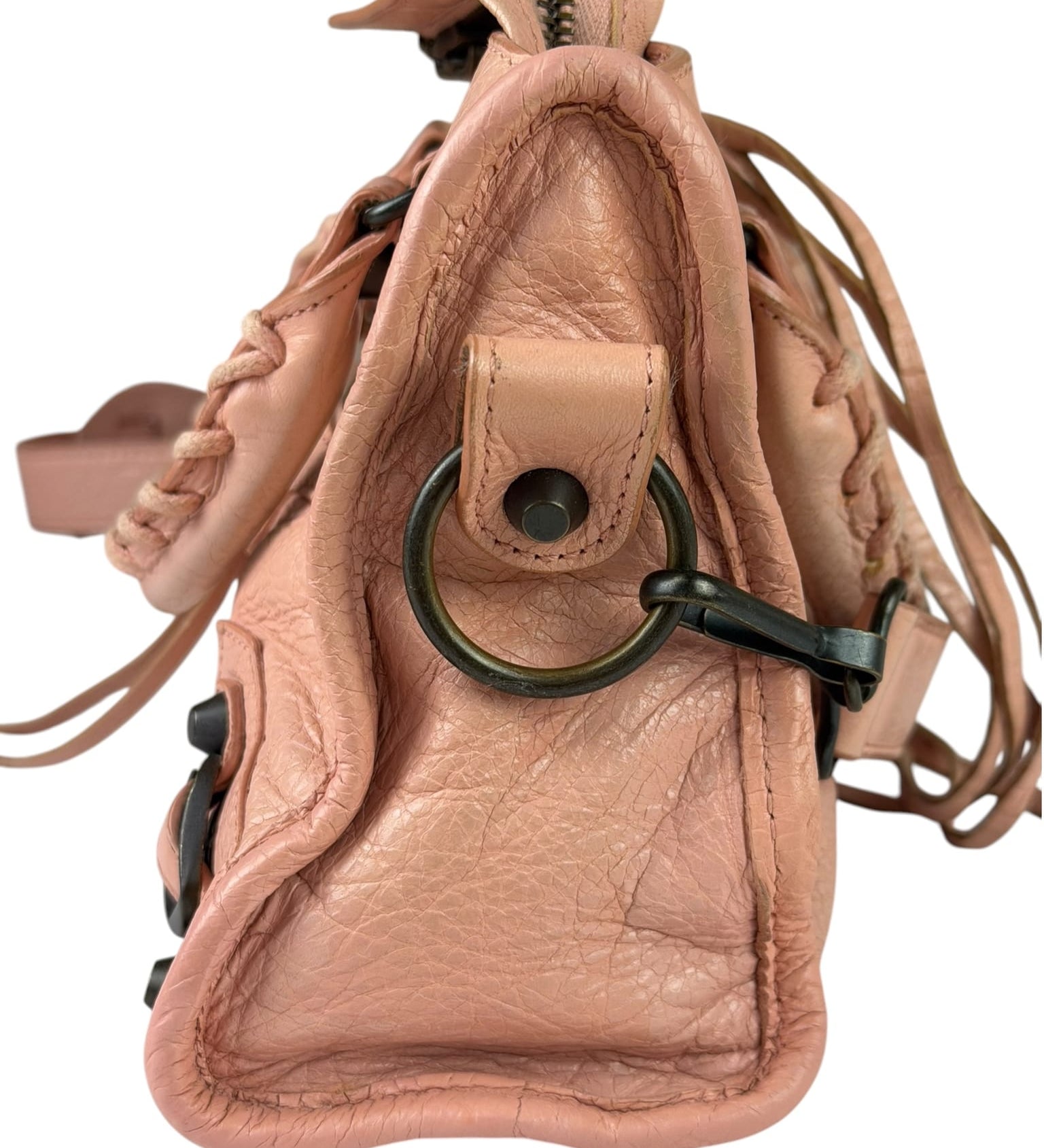 Balenciaga Rose Peach Le City Two-Way Bag