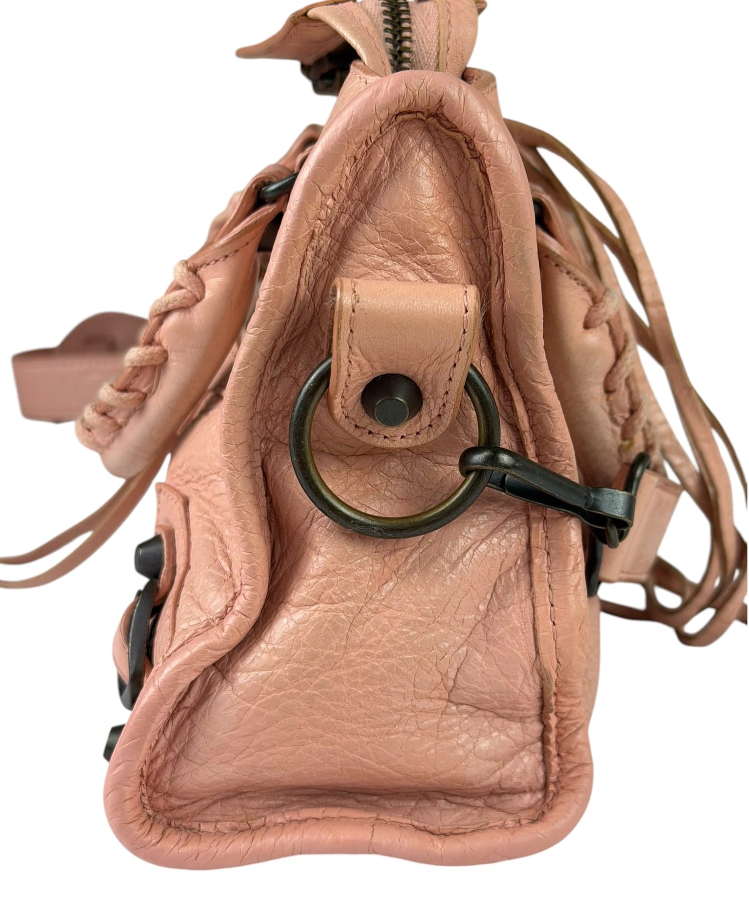 Balenciaga Rose Peach Le City Two-Way Bag
