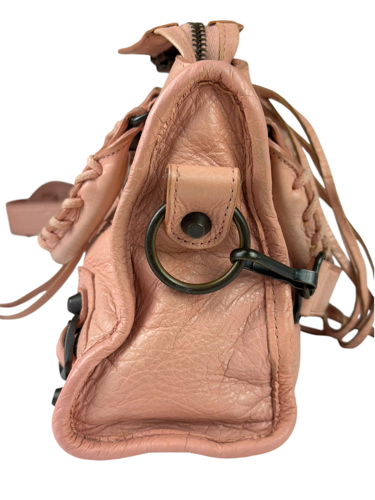 Balenciaga Rose Peach Le City Two-Way Bag