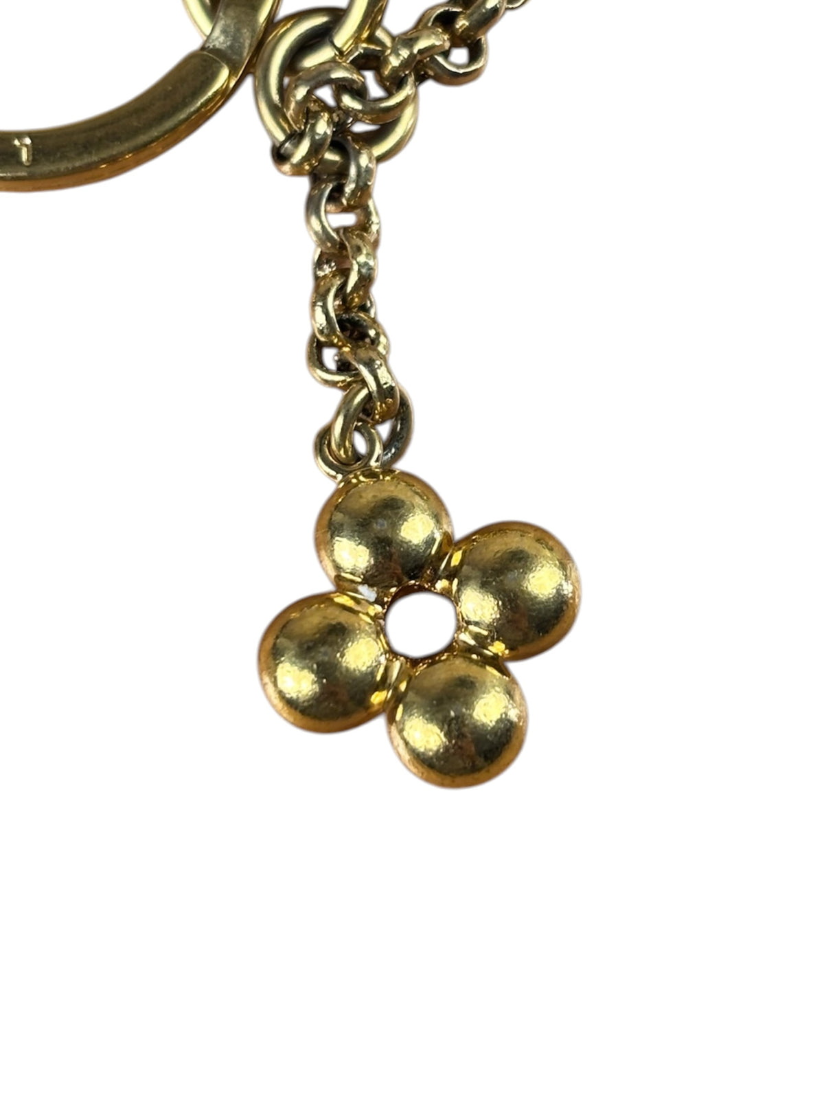 Louis Vuitton My LOve Gold Heart Charm Key Holder