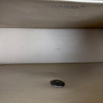 Chanel Beige Quilted Canvas Chain Flap Bag 1998