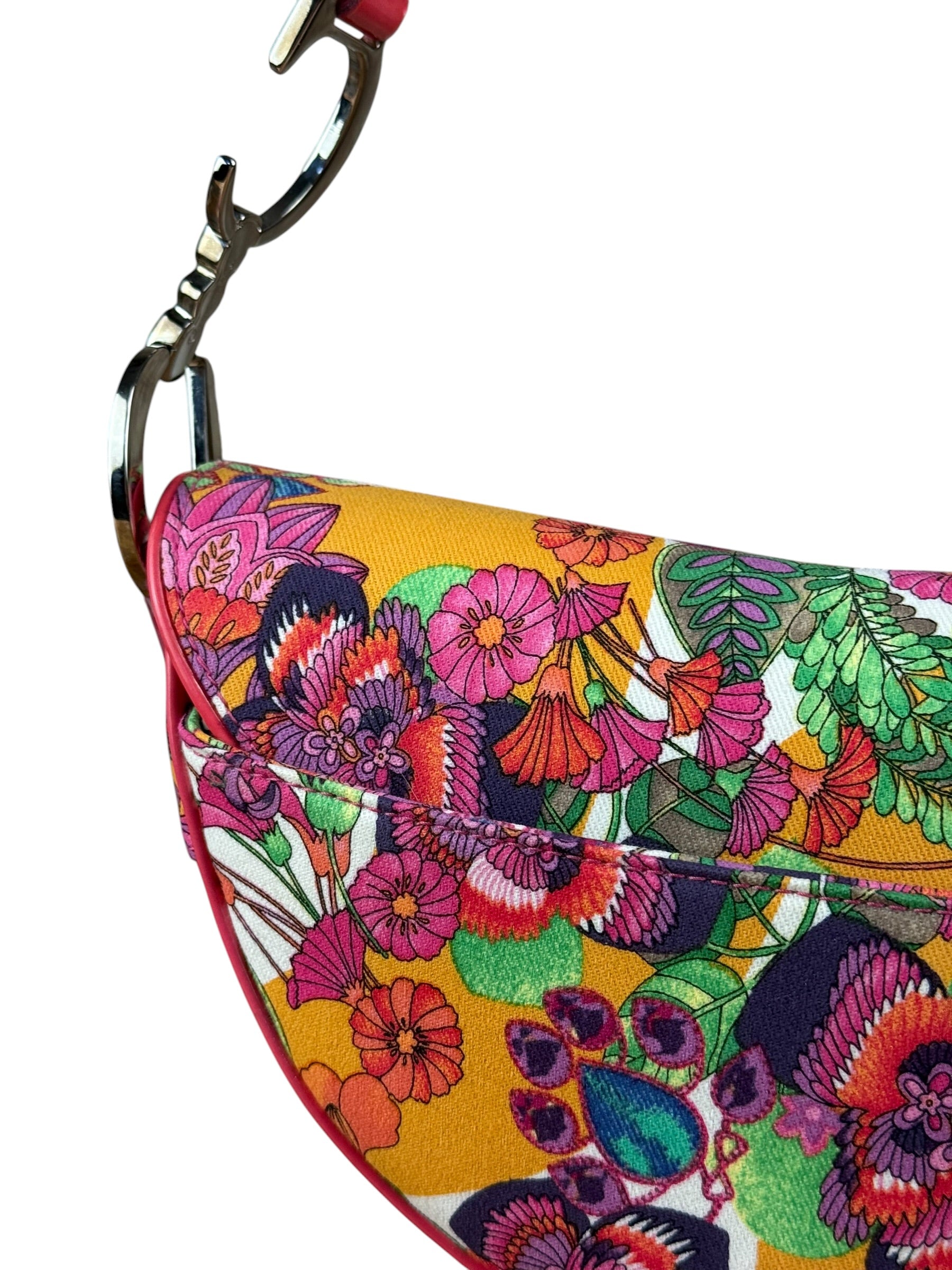 Christian Dior Floral Saddle Bag "Hawaiian Glamour"
