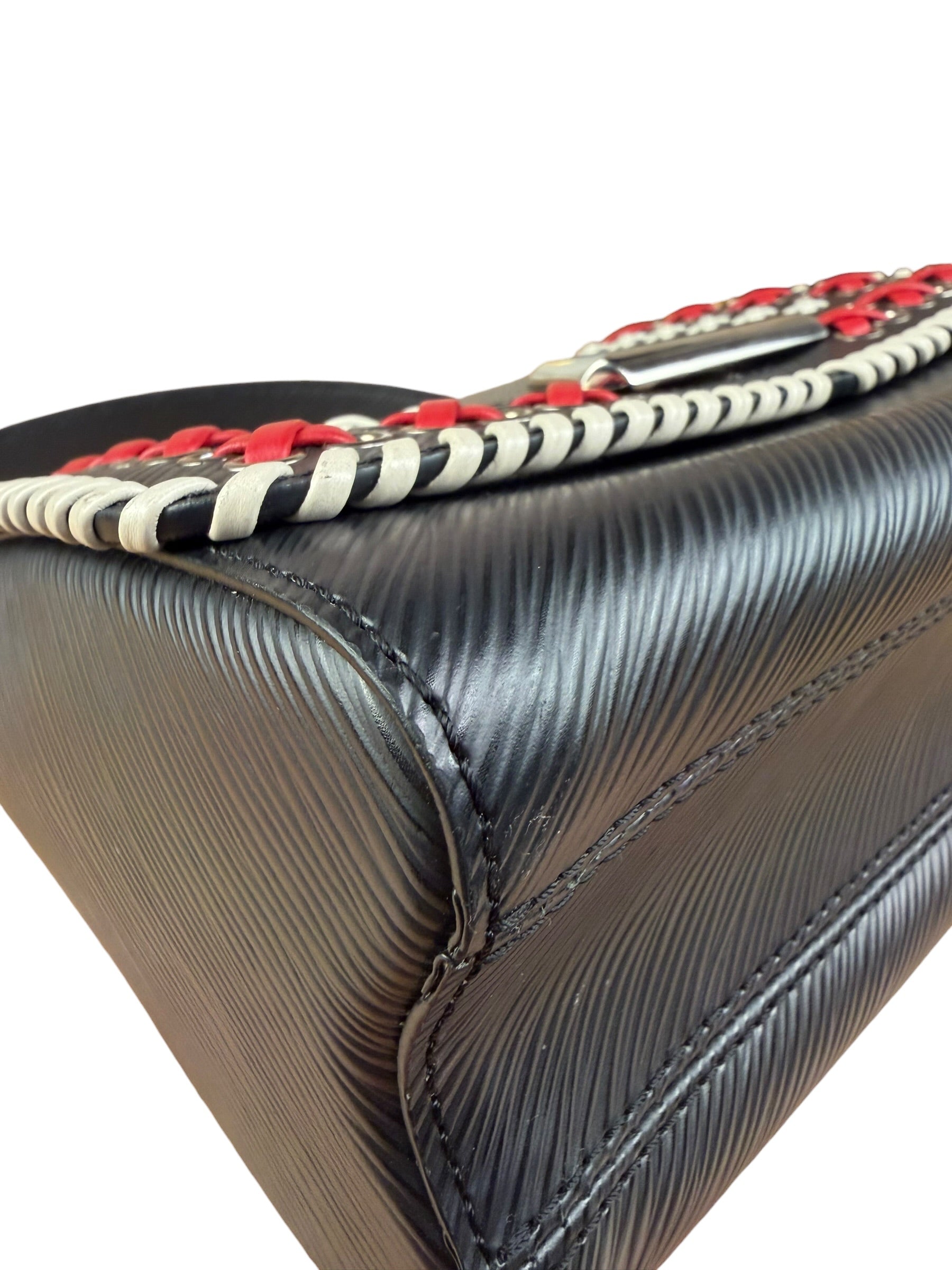 Louis Vuitton Multi Color Epi Leather Embroidered Twist Shoulder Bag