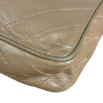 Chanel Tan Beige Chevron Leather Camera Case
