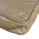 Chanel Tan Beige Chevron Leather Camera Case