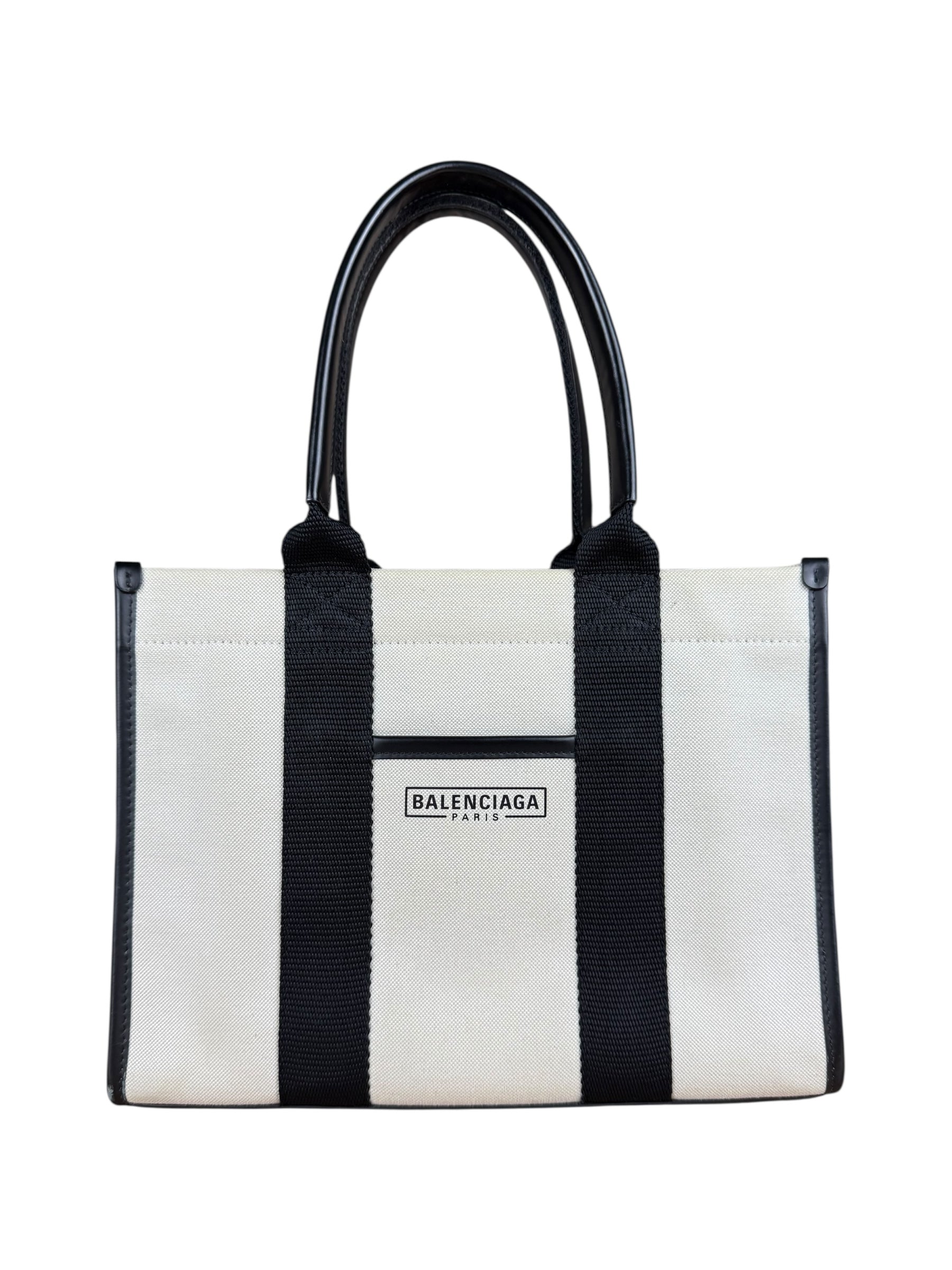 Balenciaga Canvas Black Cabas S Tote Bag