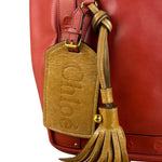 Chloé Eden Leather Cherry Shoulder Tote