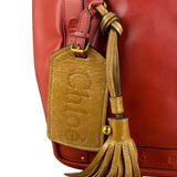 Chloé Eden Leather Cherry Shoulder Tote