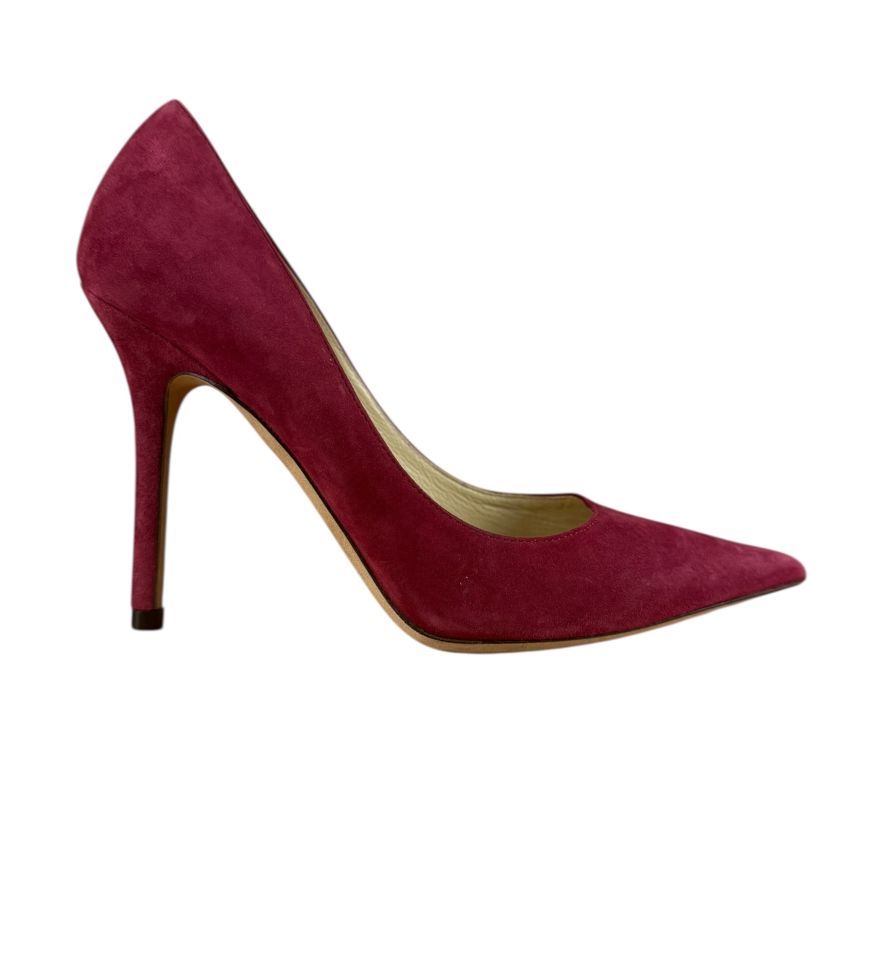 Jimmy Choo Red Suede Pumps