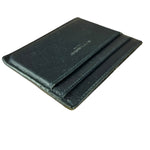 Yves Saint Laurent Leather Cardholder Navy Blue