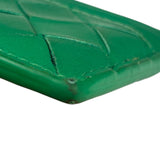 Bottega Veneta Green Intrecciato Card Holder