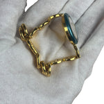 Gucci Vintage Gold Plated Interchangeable Bezel Watch