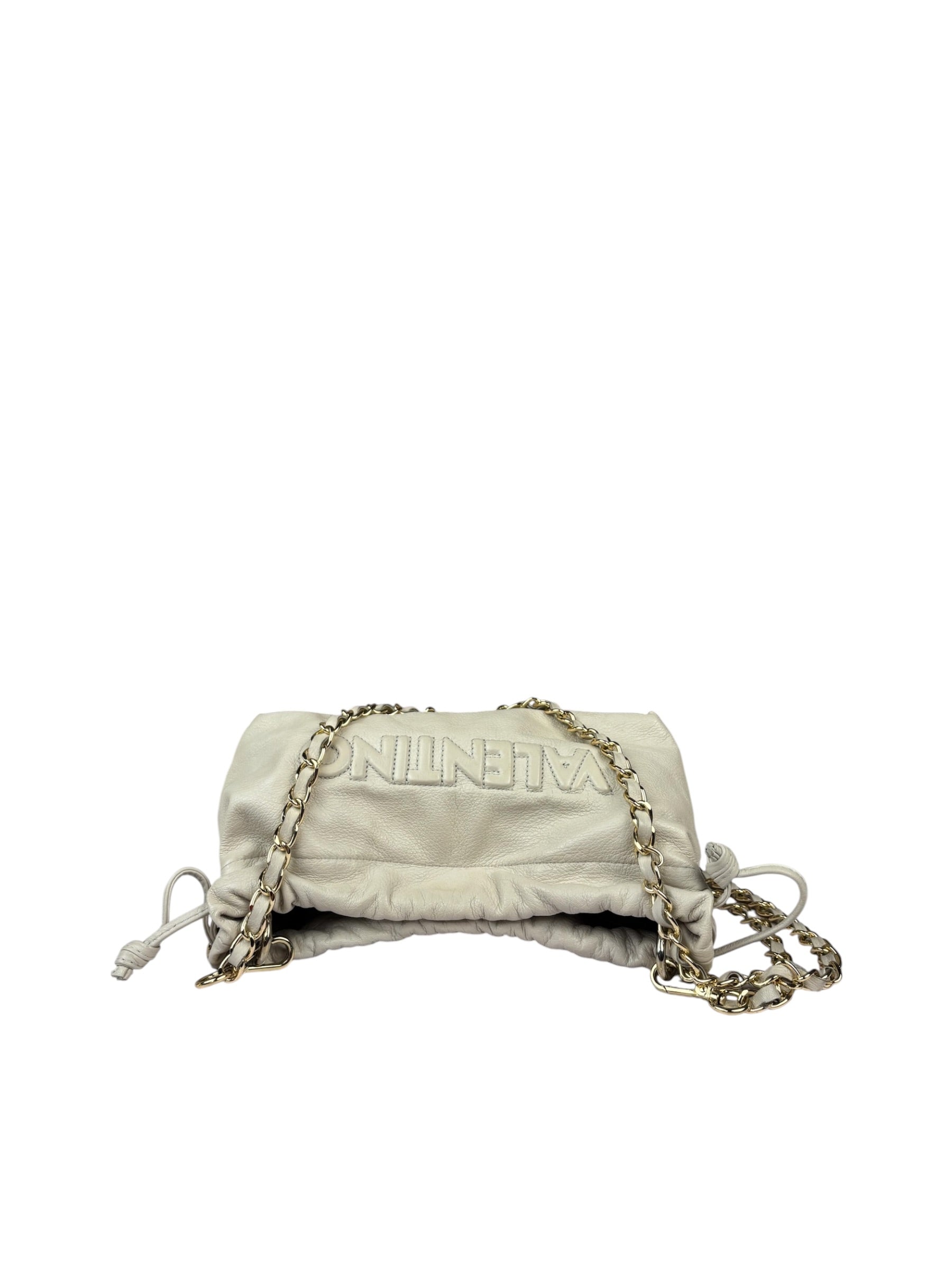 Valentino Cream Slouchy Handbag