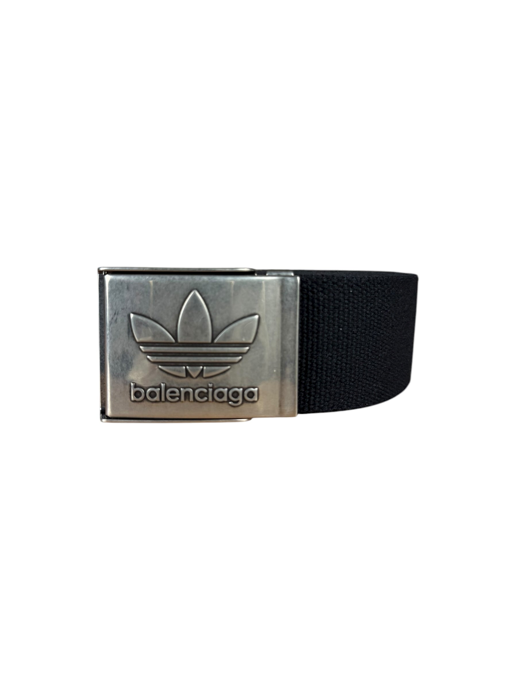 Balenciaga X Adidas Black Canvas Belt
