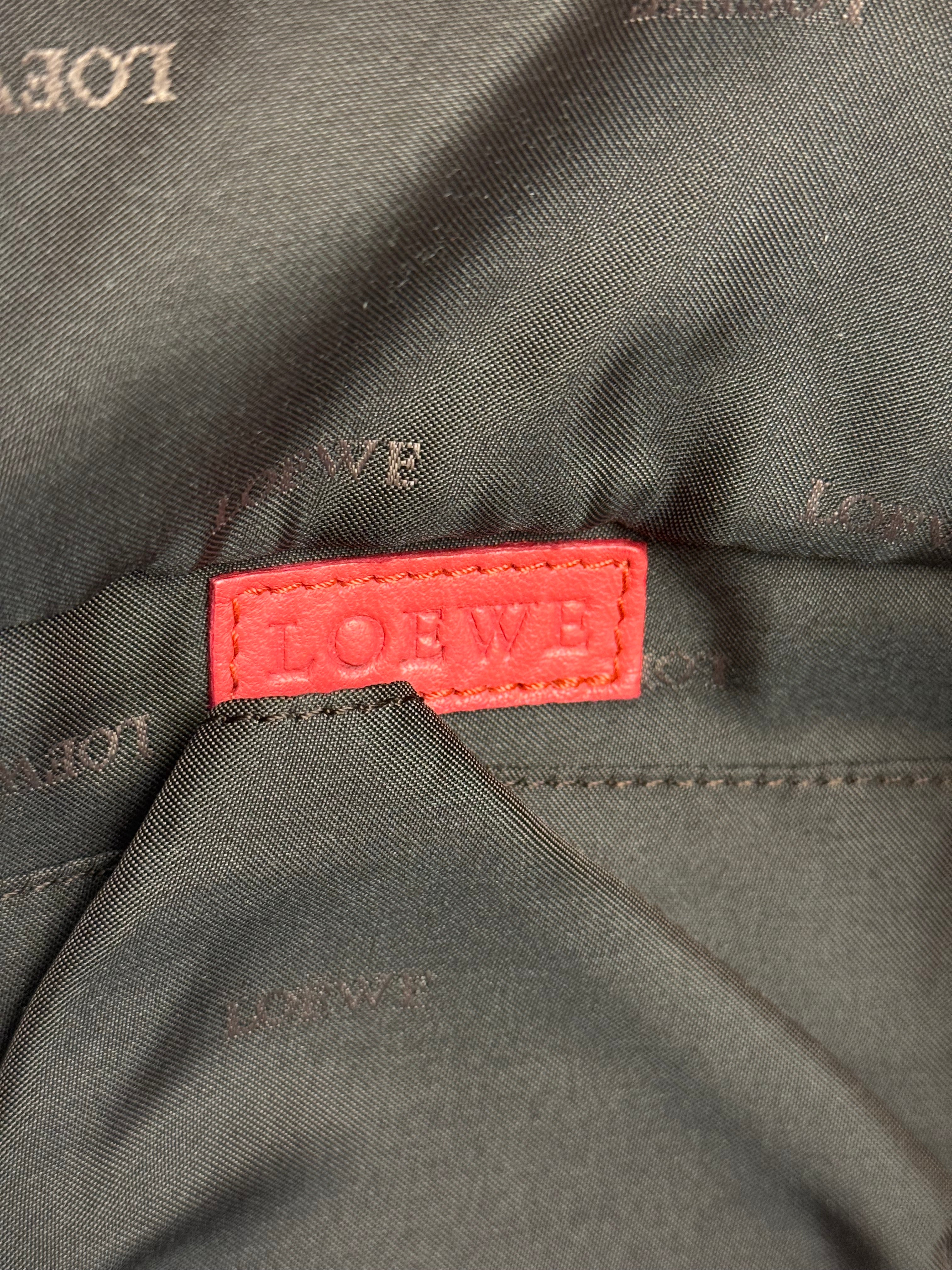 Loewe Leather Nappa Aire Handbag Orange/Pink