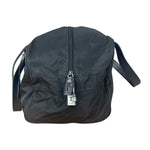 Prada Vintage Black Nylon Bowler Bag