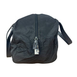 Prada Vintage Black Nylon Bowler Bag