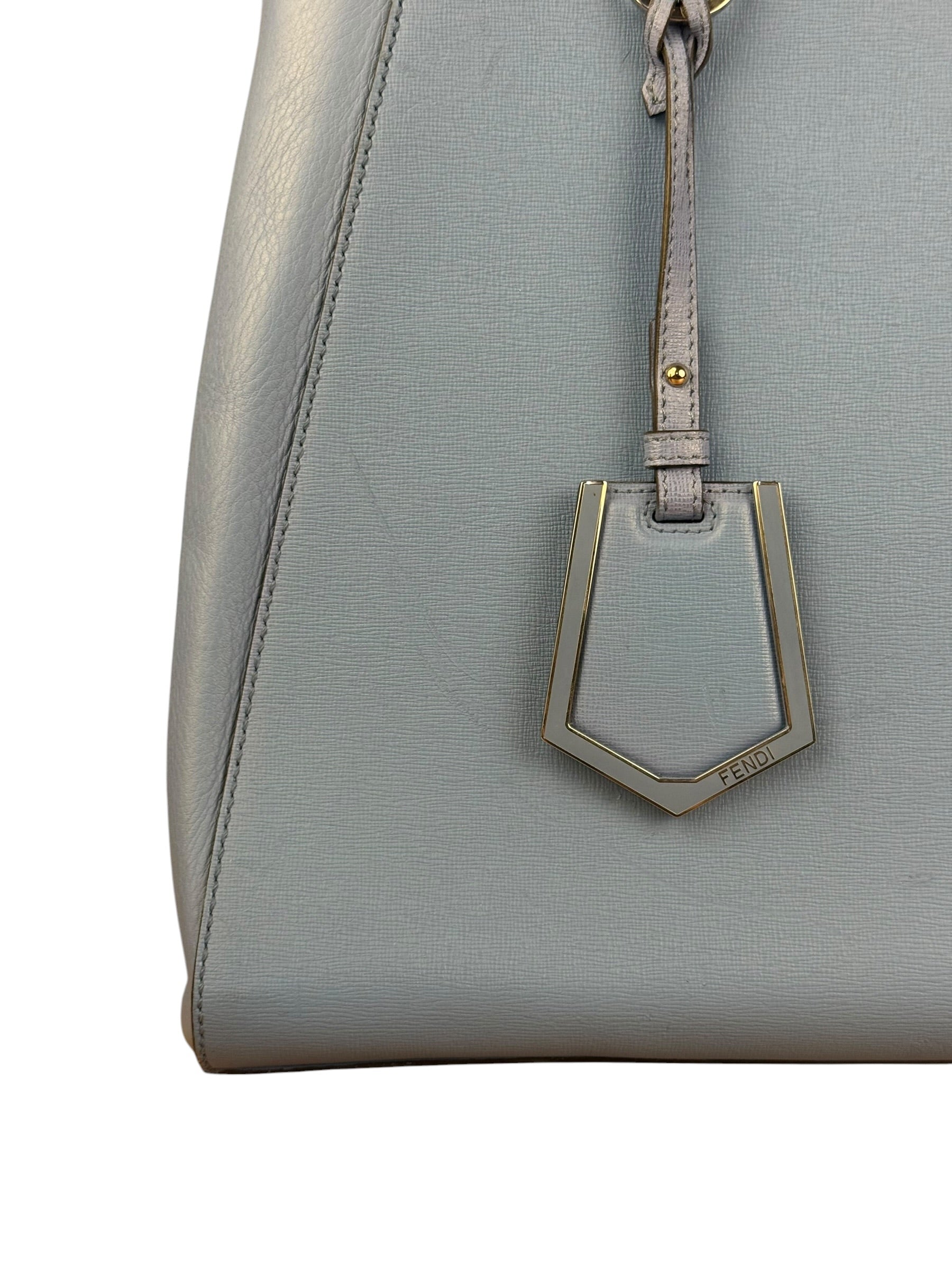 Fendi Cerulean Blue 3-Jours Silhouette Hand Bag