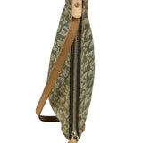 Christian Dior Vintage Olive Green Oblique Saddle Pochette