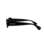 Christian Dior Vintage Black Oval Frame Sunglasses