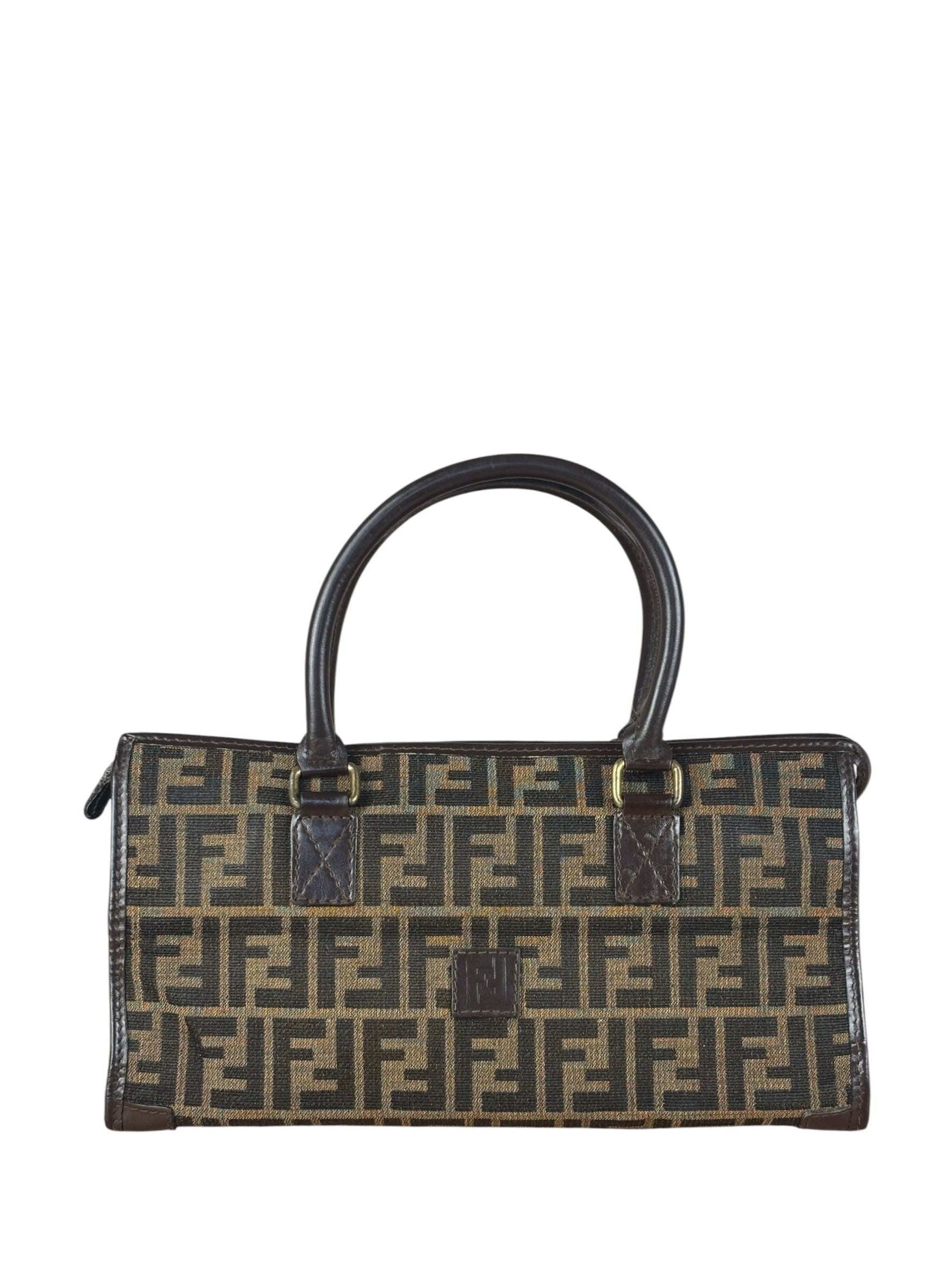 Fendi Vintage Zucca Coated FF Monogram Handbag