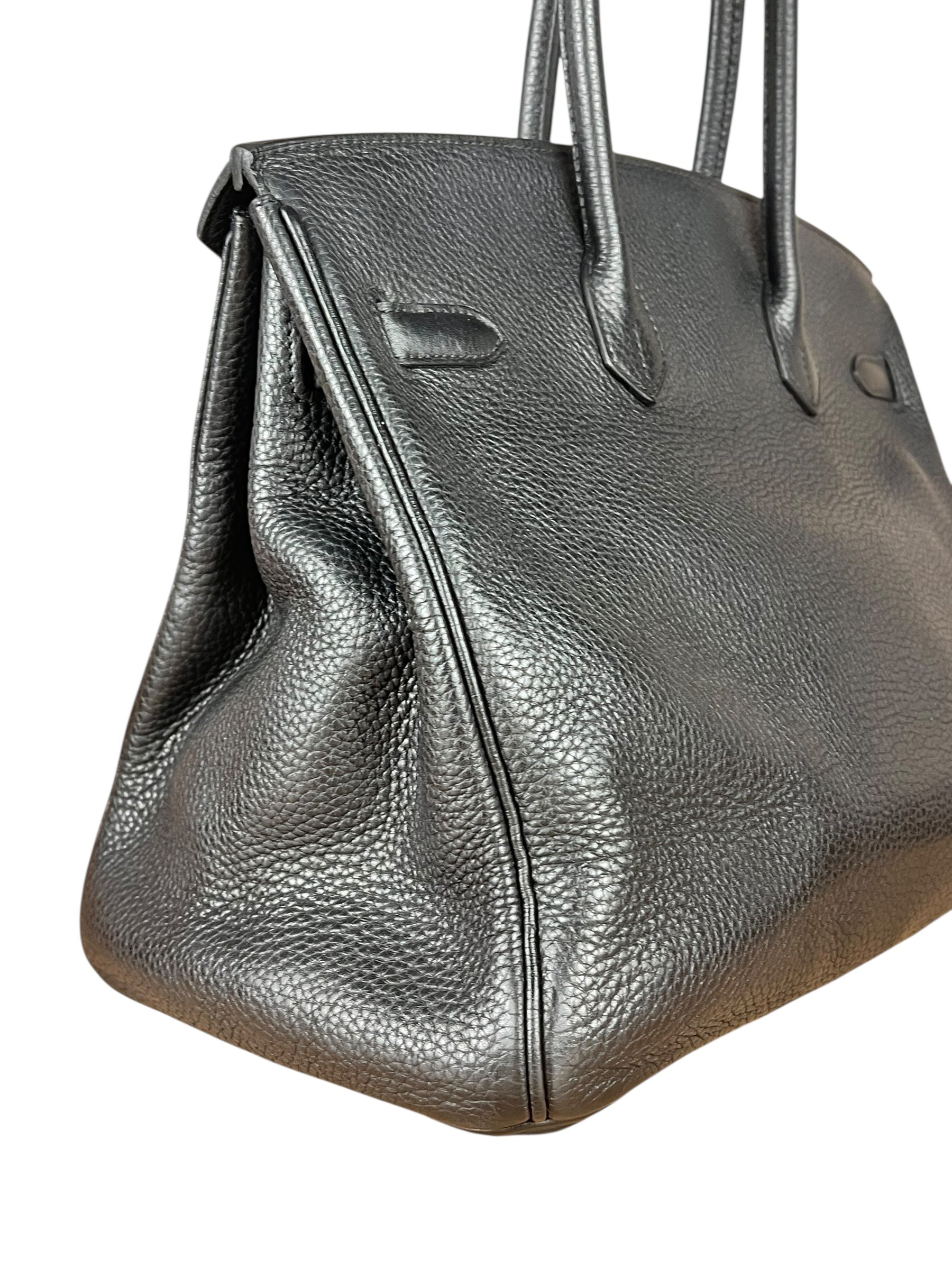 Hermes Birkin 35 Black Togo Palladium 2010