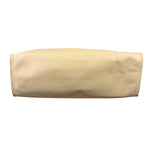 Telfar Cream Leather Medium Shopping Tote Bag