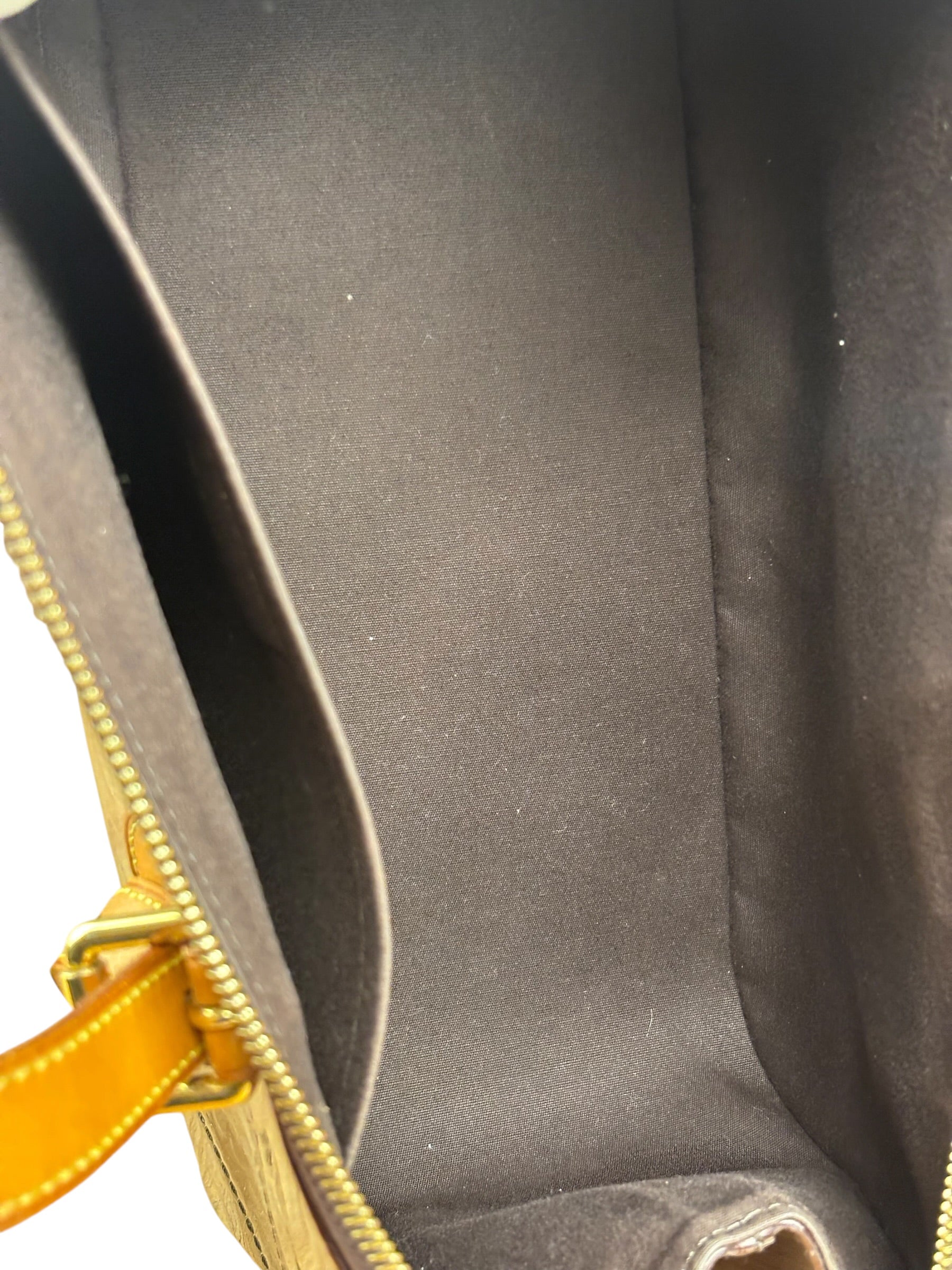 Louis Vuitton Burgundy Monogram Vernis Rosewood Avenue Handbag