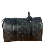 Louis Vuitton Black/Grey Monogram Eclipse City Keepall