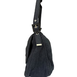 Fendi Grey Wool Mamma Baguette