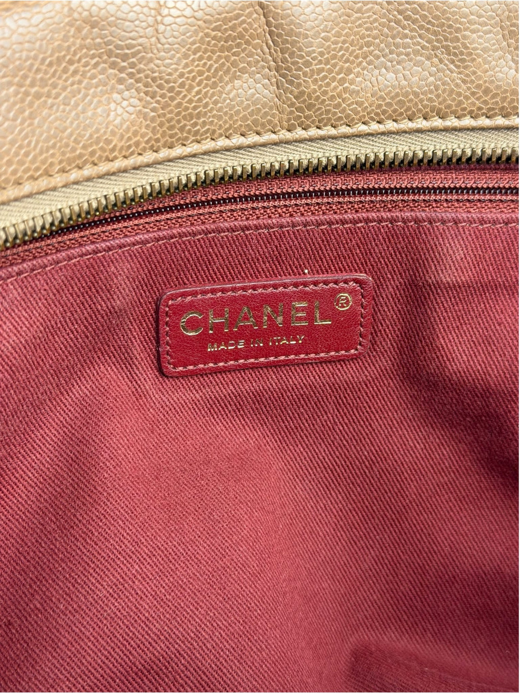 Chanel Brown Caviar Jumbo Easy Flap 2012