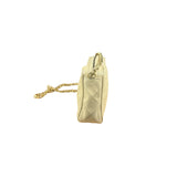Chanel Beige Quilted Leather Chain Shoulder Bag