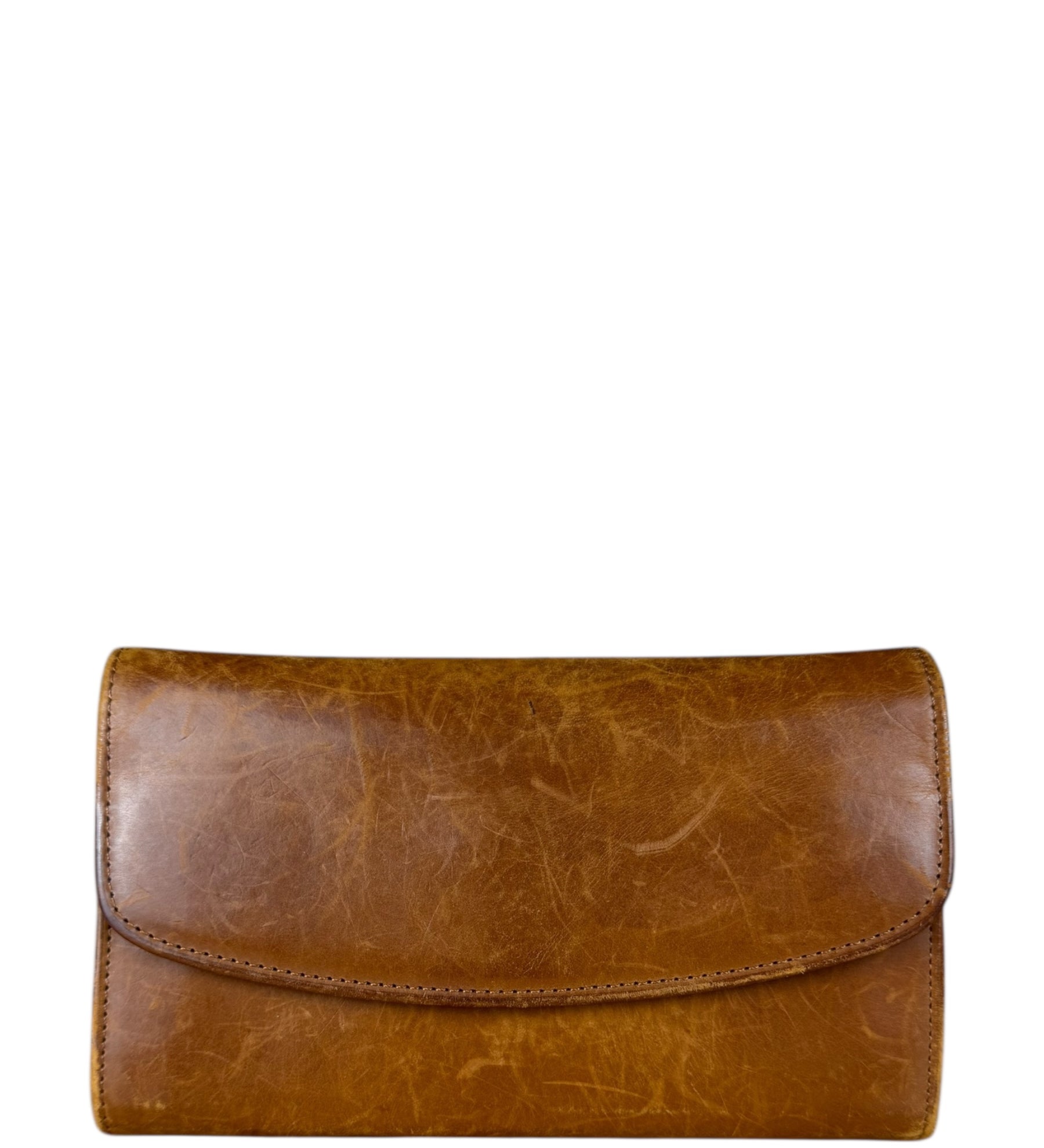 Coach Vintage Brown Leather Long Wallet