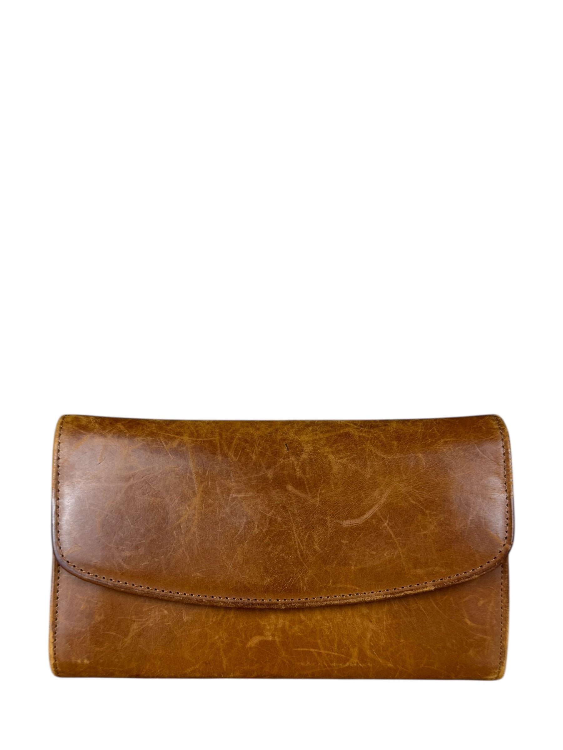 Coach Vintage Brown Leather Long Wallet