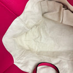 Gucci Hot Pink Pebbled Leather Swing Tote