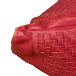 Bottega Veneta Vintage Red Hobo Aquilone Fortune Cookie Shoulder Bag