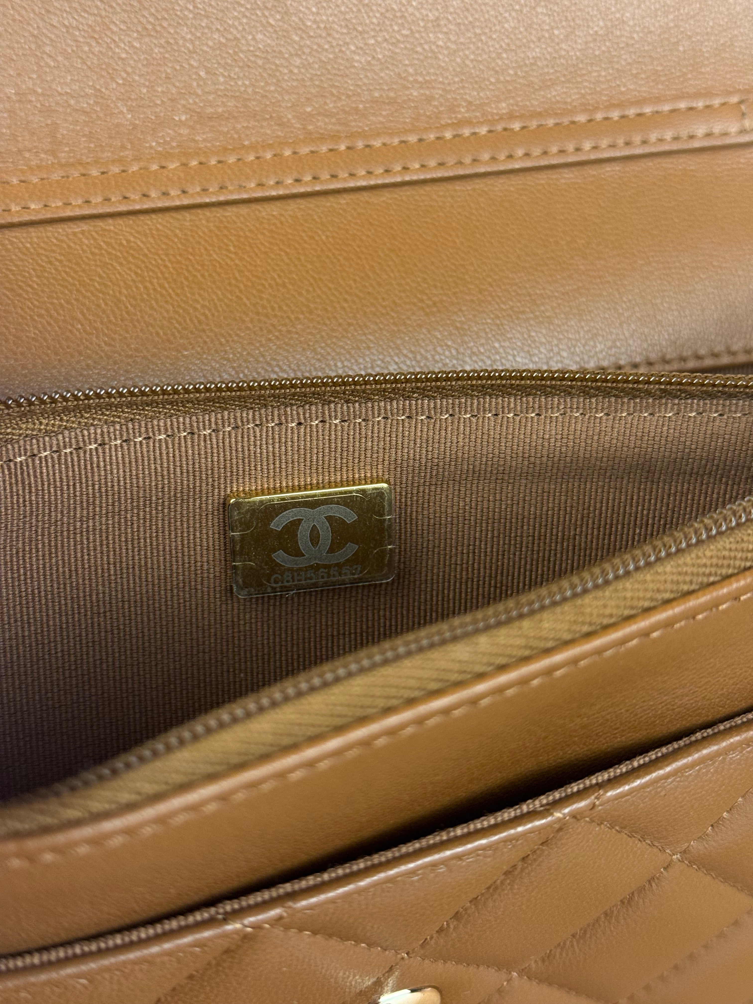 Chanel Brown Quilted Leather Wallet on Chain Shoulder Bag 2026