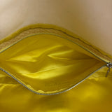 Fendi Vintage Denim x Snakeskin Baguette Yellow