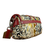 Prada Multicolor Nylon Leather Trim Shoulder Bag