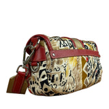 Prada Multicolor Nylon Leather Trim Shoulder Bag