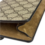 Gucci Beige Leather GG Dionysus Shoulder Bag
