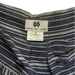 Dries Van Noten Striped Linen Shorts Navy